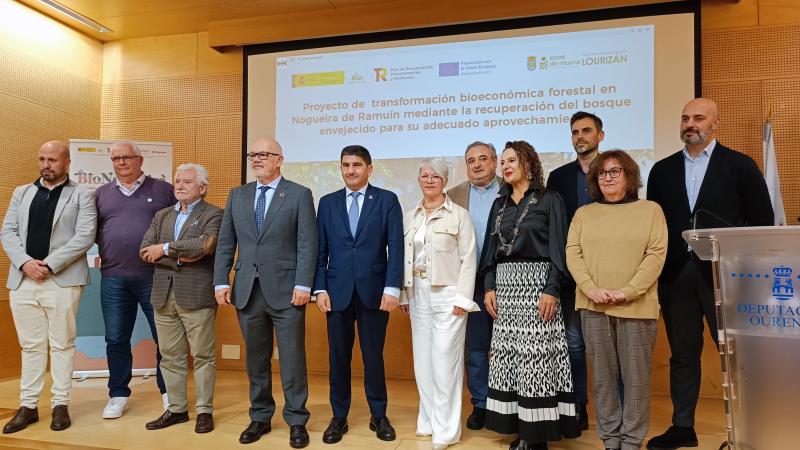 Pedro Blanco ejemplifica en Nogueira de Ramuín la apuesta del Gobierno por la transición verde en el rural con 2M€ para avanzar en el aprovechamiento sostenible de los recursos forestales – por «MPT»