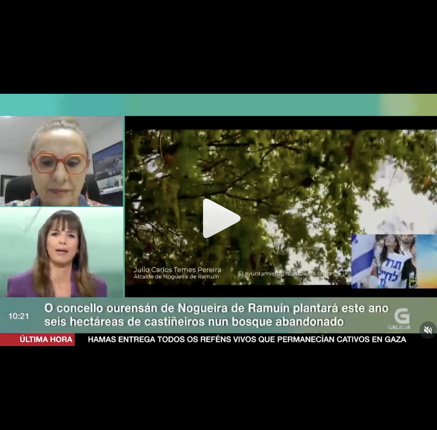 En el programa Bos días de la TVG, Carmen Limia Fernández