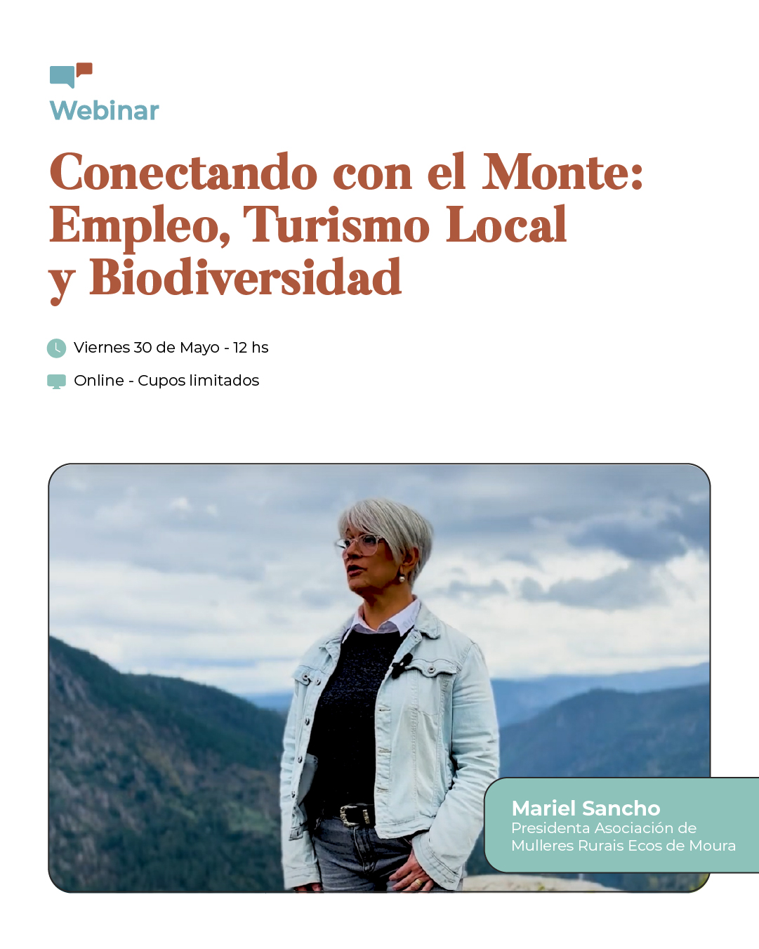 Promoción Webinar Mariel Sancho
