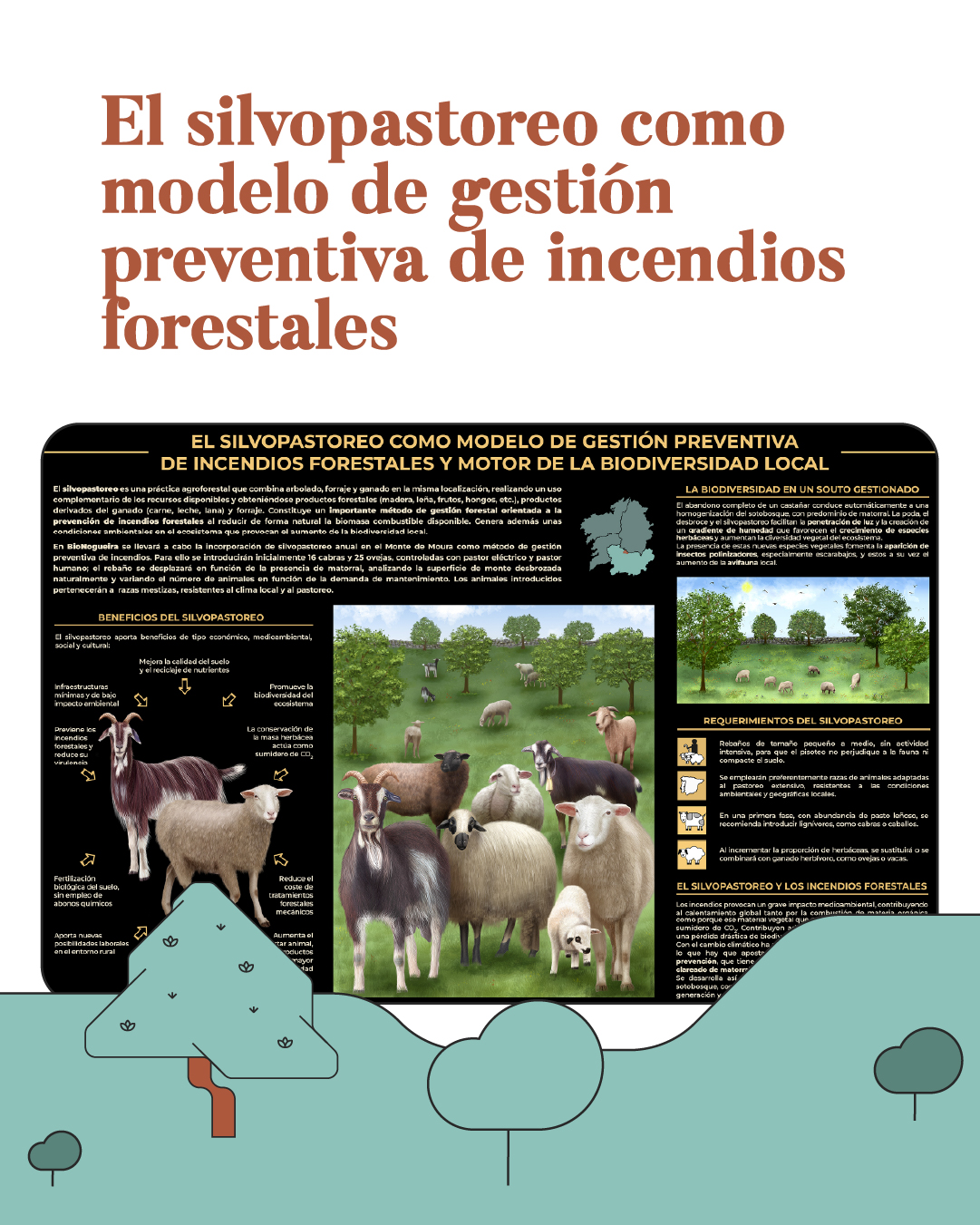 El Silvopastoreo como modelo de gestión preventiva de incendios forestales